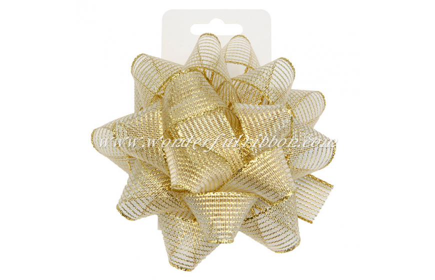 Lazo Estrella de Organza de 11 Líneas